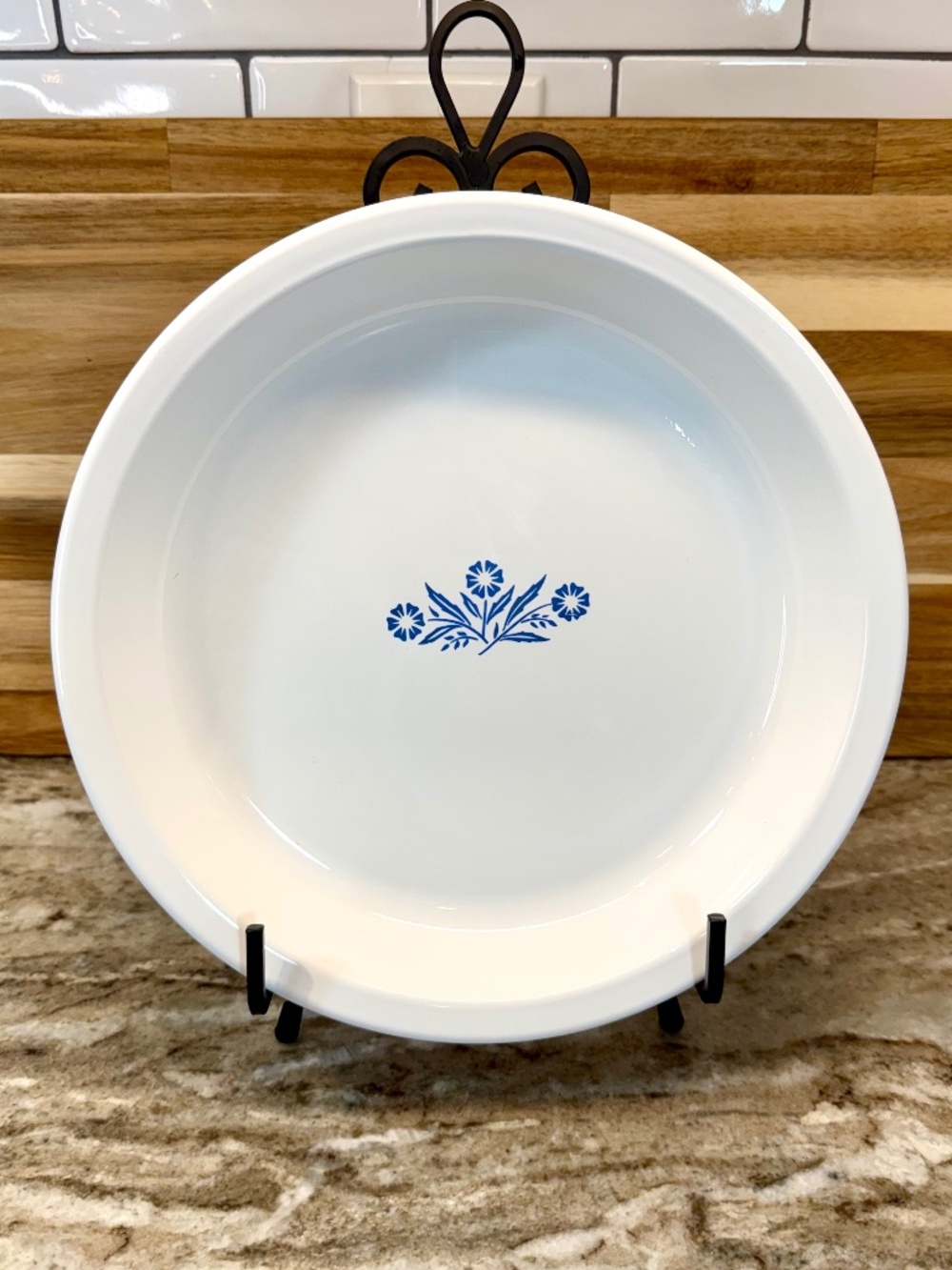 💙 Vintage Corning Ware Cornflower Blue Pie Plate / Dish - P-309 - 9 Inch 🥧